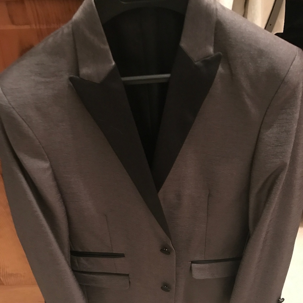 Calvin Klein Male Grey Blazer 20 Regular Slim Fit